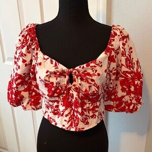 Jopna Cotton Cropped Top size large